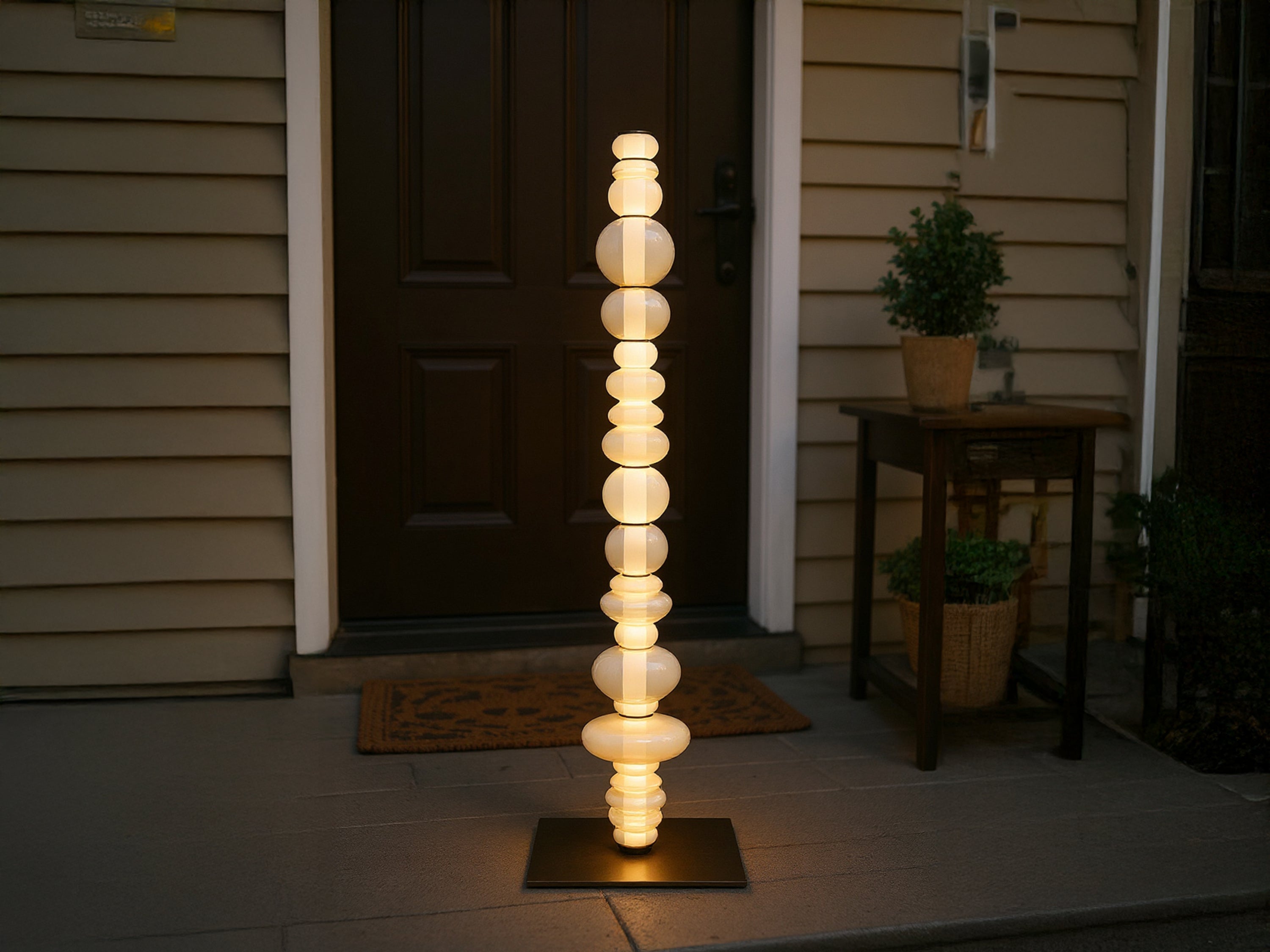 Customized Glass Floor Lamp